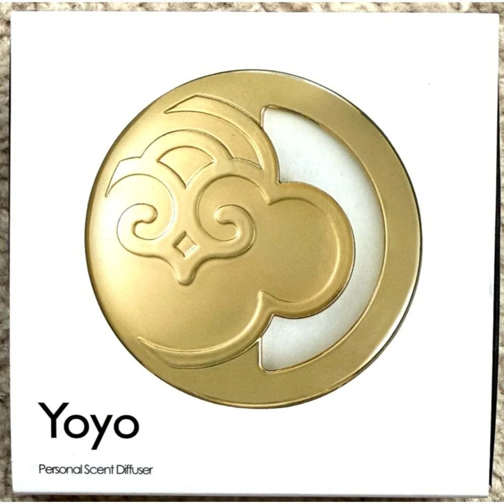 PERSONAL SCENT DIFFUSER Serene House Essential Oil Yoyo Gold Tone New In Package